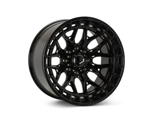 Vossen HFX-1 20x10 - 8x180 - ET18 - Super Deep Face - 124.3 - Gloss Black Wheel