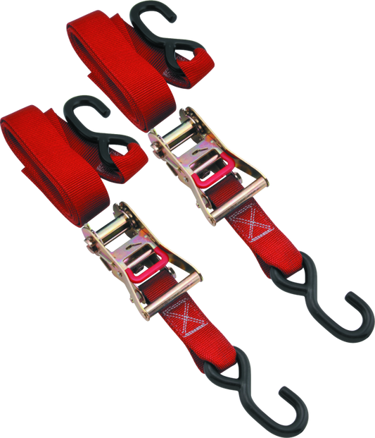 BikeMaster Tiedown 1-1/2 Ratchet - Red