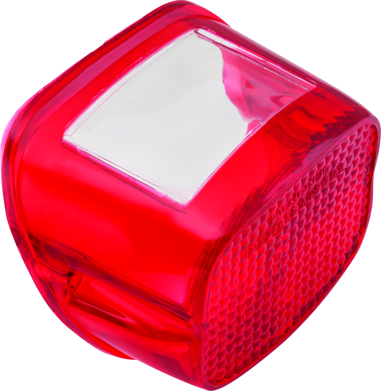 Bikers Choice 73-98 Big Twin And Sportster Replacement Taillight Lens Red Replaces H-D 68034-77