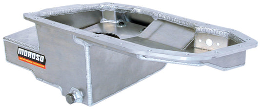 Moroso Mitsubishi 2.0L DOHC Turbo 4G63 Kicked Out Road Race Baffled 6.25qt 6.5in Aluminum Oil Pan