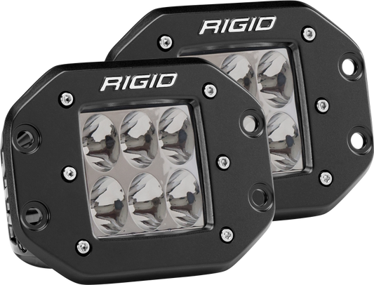 Rigid Industries D2 - Flush Mount - Driving Pair