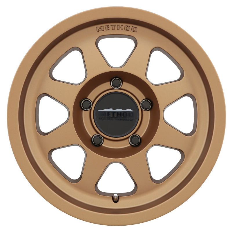 Method MR701 17x8.5 0mm Offset 5x5 71.5mm CB Method Bronze Wheel