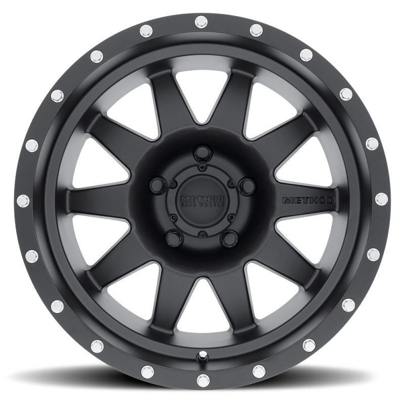 Method MR301 The Standard 17x9 -12mm Offset 5x5 94mm CB Matte Black Wheel