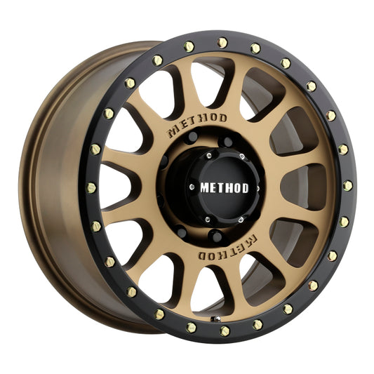 Method MR305 NV 17x8.5 0mm Offset 8x6.5 130.81mm CB Method Bronze/Black Street Loc Wheel