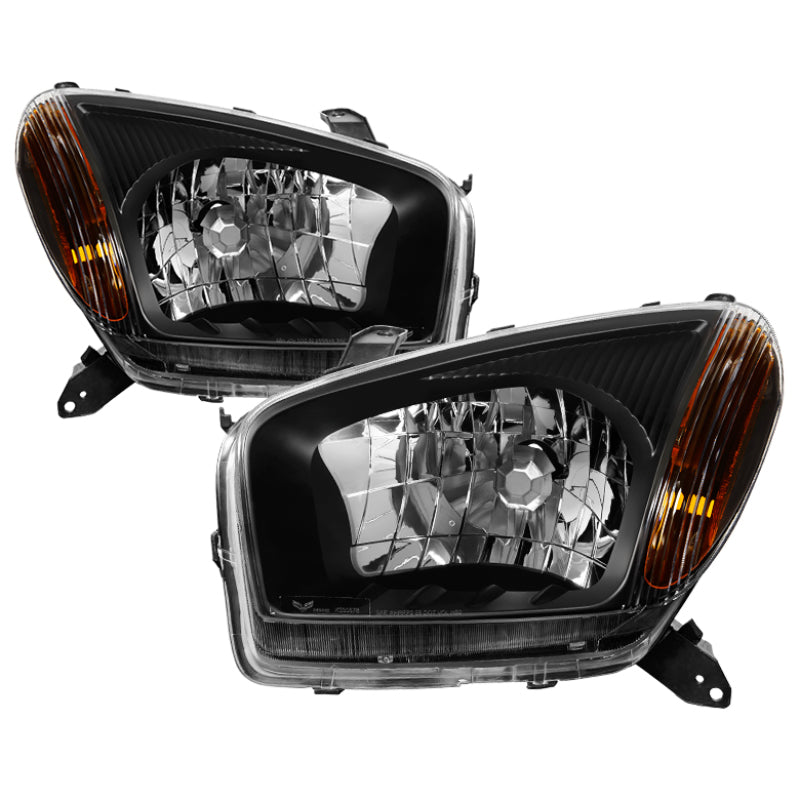 xTune Toyota RAV4 2001-2003 OEM Style Headlights - Black HD-JH-TRAV4-AM-BK