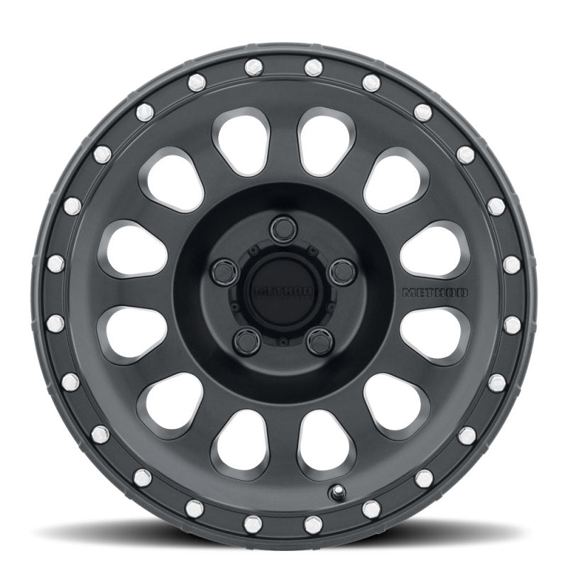 Method MR315 17x8.5 0mm Offset 5x5 71.5mm CB Matte Black Wheel