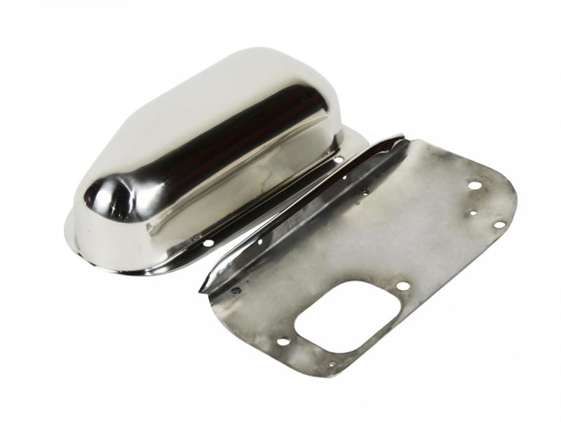 Kentrol 76-86 Jeep Wiper Motor Cover CJ - Polished Silver