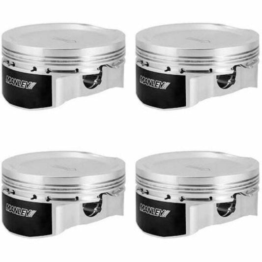 Manley Subaru EJ257 99.75mm +.25mm Bore 8.5:1 Dish Platinum Series Piston Set with Rings