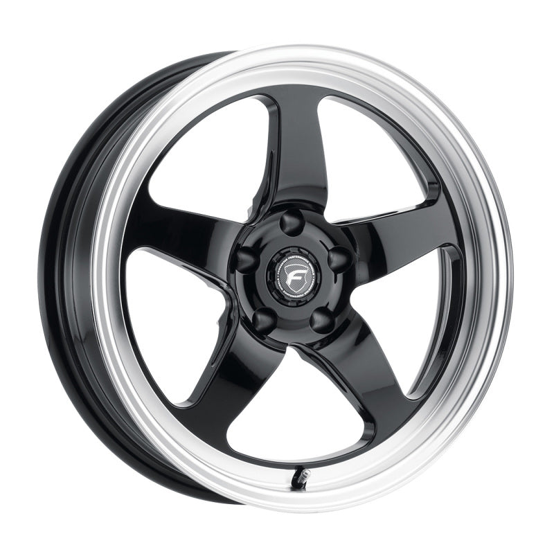 Forgestar D5 Drag 17x5.0 / 5x139.7 BP / ET-19 / 2.25in BS Gloss Black Wheel