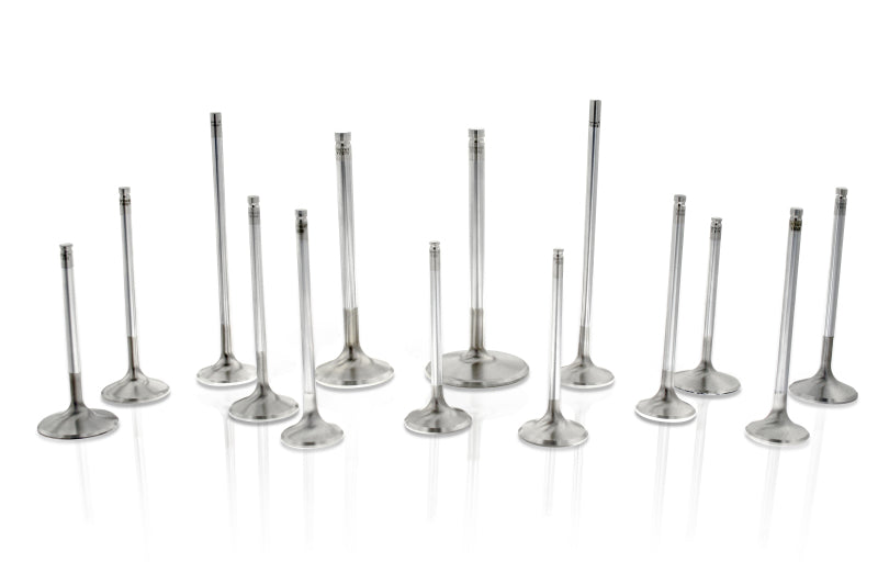 Ferrea Chevrolet LS4 1.6in 4.915in 24 Deg Tulip S-Flo Rad Grv 6000 Series Exhaust Valve - Set of 8