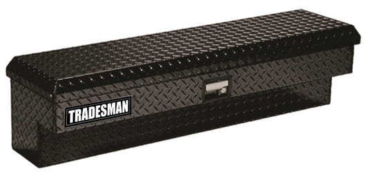 Tradesman Aluminum Side Bin Truck Tool Box (48in.) - Black