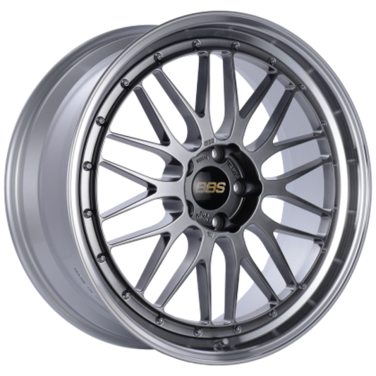 BBS LM 20x11 5x112 ET24 Diamond Black Center / Diamond Cut Lip Wheel PFS/Clip Required