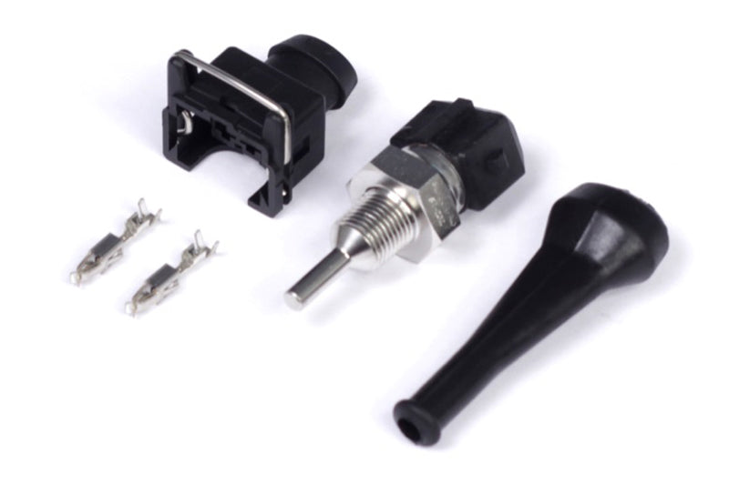 Haltech Oil Temperature Sensor High Range 150 Deg C 1/8 NPT Thread (Incl Bosch EV1 Plug & Pins)