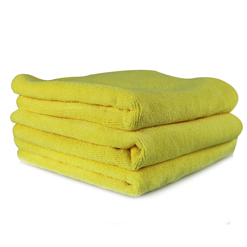 Chemical Guys Workhorse Professional Microfiber Towel - 16in x 16in - Yellow - 3 Pack