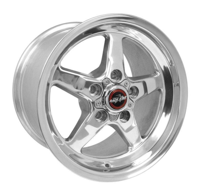 Race Star 92 Drag Star 15x10.00 5x4.50bc 7.25bs Direct Drill Polished Wheel