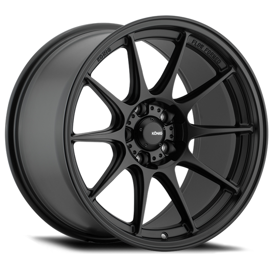 Konig Dekagram 18x9.5B 5x100 ET35 Semi-Matte Black