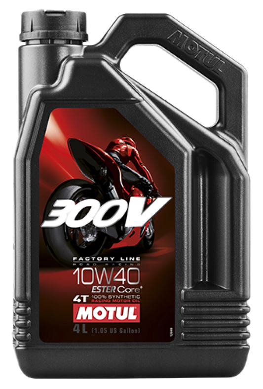 Motul 4L Synthetic-ester 300V Factory Line Road Racing 10W40