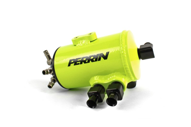 Perrin 08-14 Subaru WRX/STI Air Oil Separator - Neon Yellow