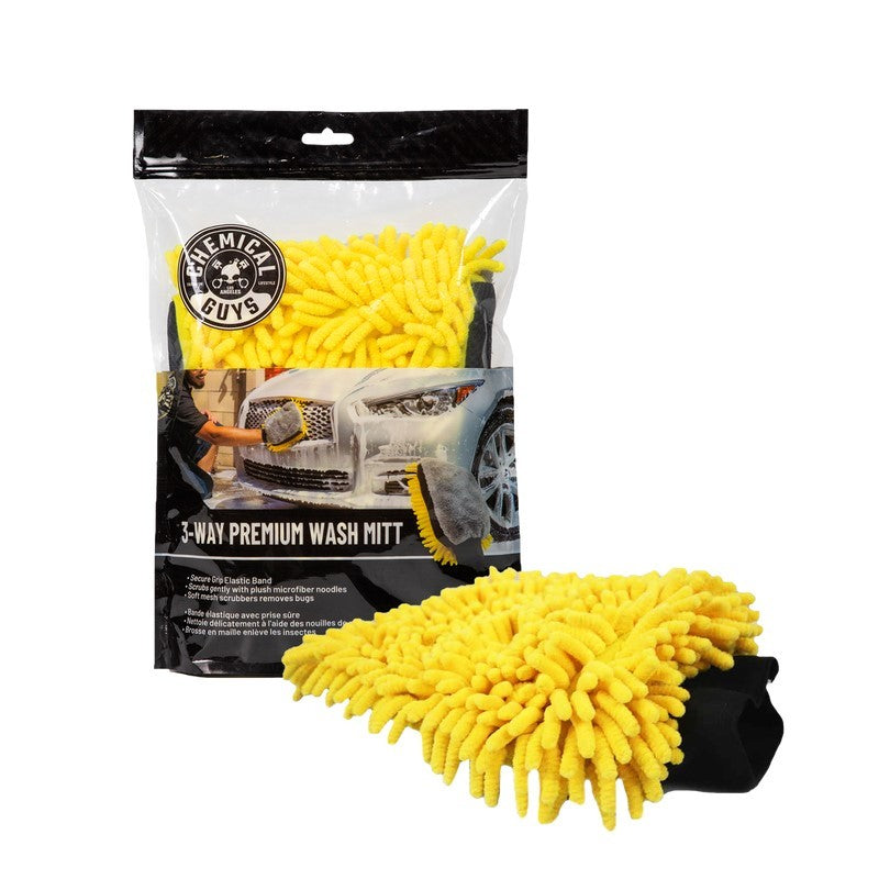 Chemical Guys Three-Way Premium Microfiber Wash Mitt