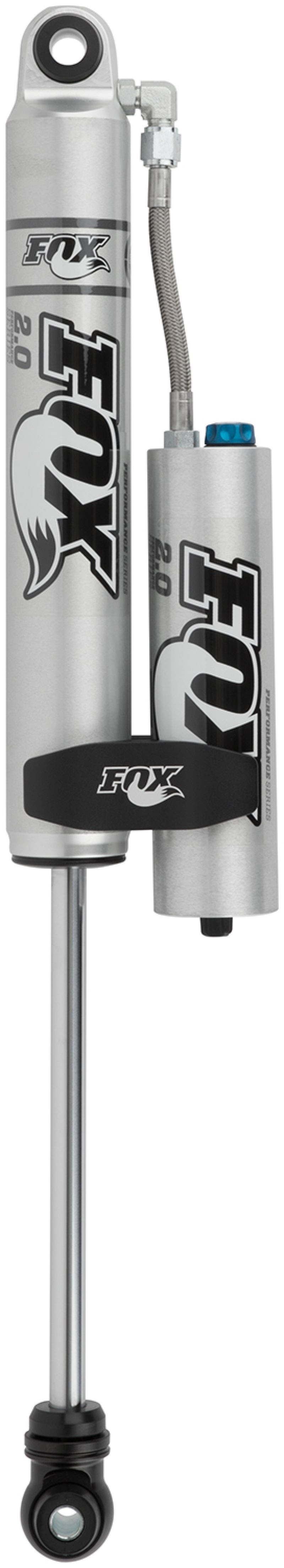 Fox 2.0 Factory Series 12.1in. Smooth Body Res. Shock w/CD Adj. / Std Travel / Eyelet Ends - Black