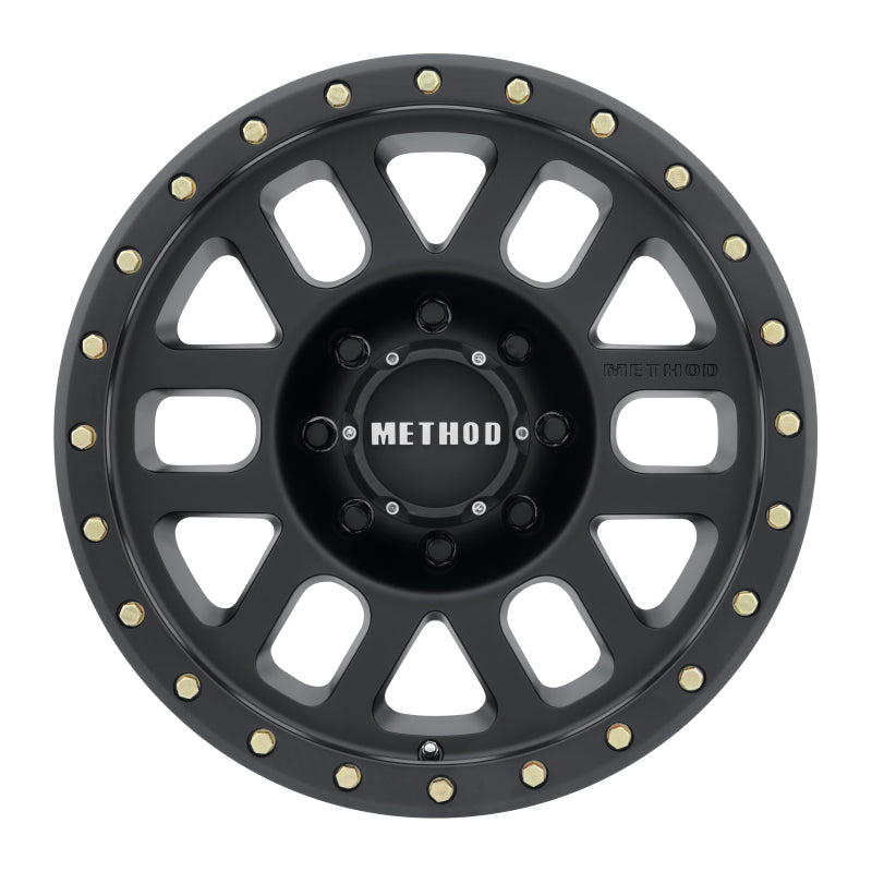 Method MR309 Grid 18x9 0mm Offset 8x180 130.81mm CB Matte Black Wheel