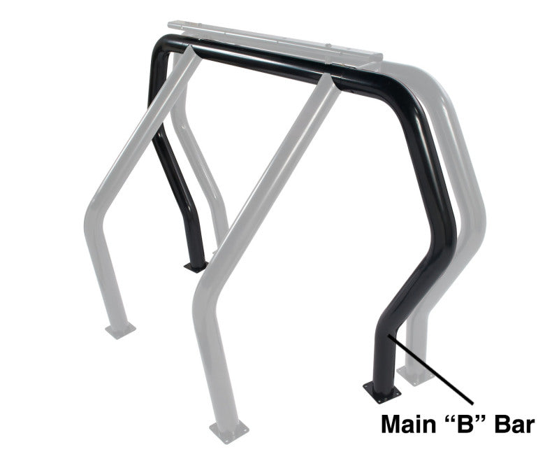 Go Rhino RHINO Bed Bar - Rear Main B bar - Black