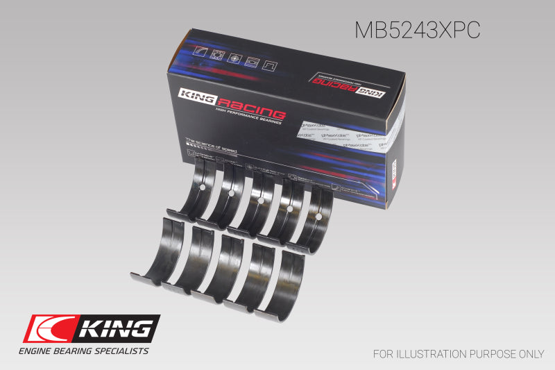 King Nissan SR20DE/DET (2.0L) (Size STD) Performance Coated Main Bearing Set