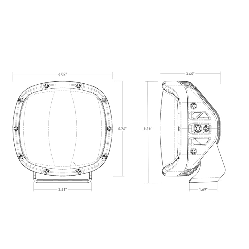 Rigid Industries Adapt XP Xtreme Powersports LED Light (Single)